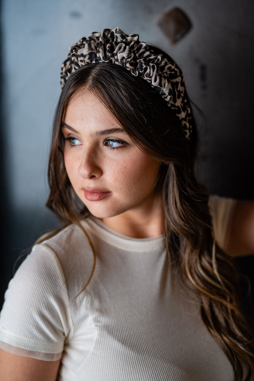 Renee Petite Wild Leopard Headband