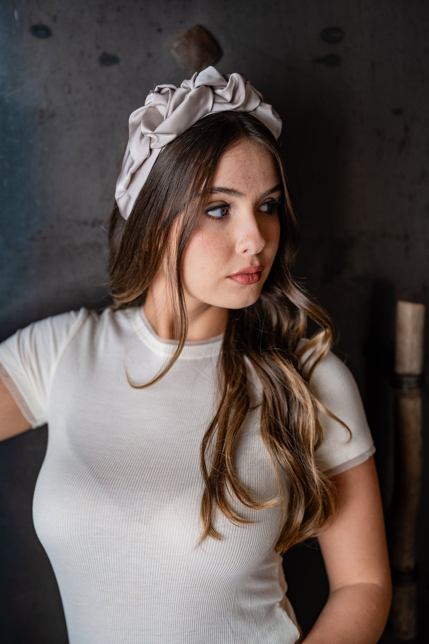 Ellen Narrow Stone Headband