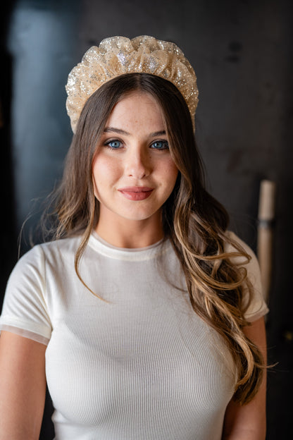 Renee Silver Gold Headband