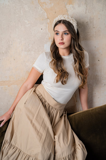 Renee Petite Butter Lace Headband