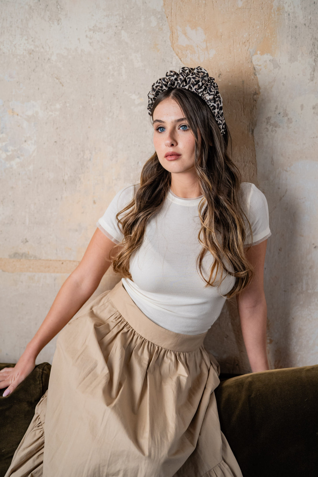Renee Medium Wild Leopard Headband