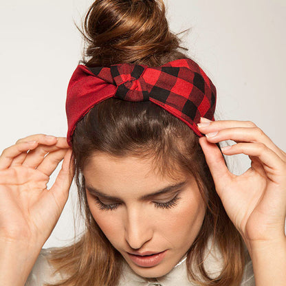 Twist Headband, Maroon 3 Ways