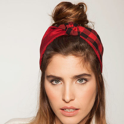 Twist Headband, Maroon 3 Ways